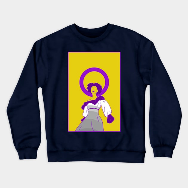 Intersex Pride Crewneck Sweatshirt by AquaMockingbird